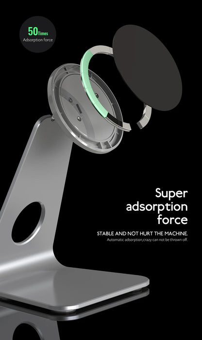 Desktop Magnetic Mobile Phones Holder Aluminum Bracket