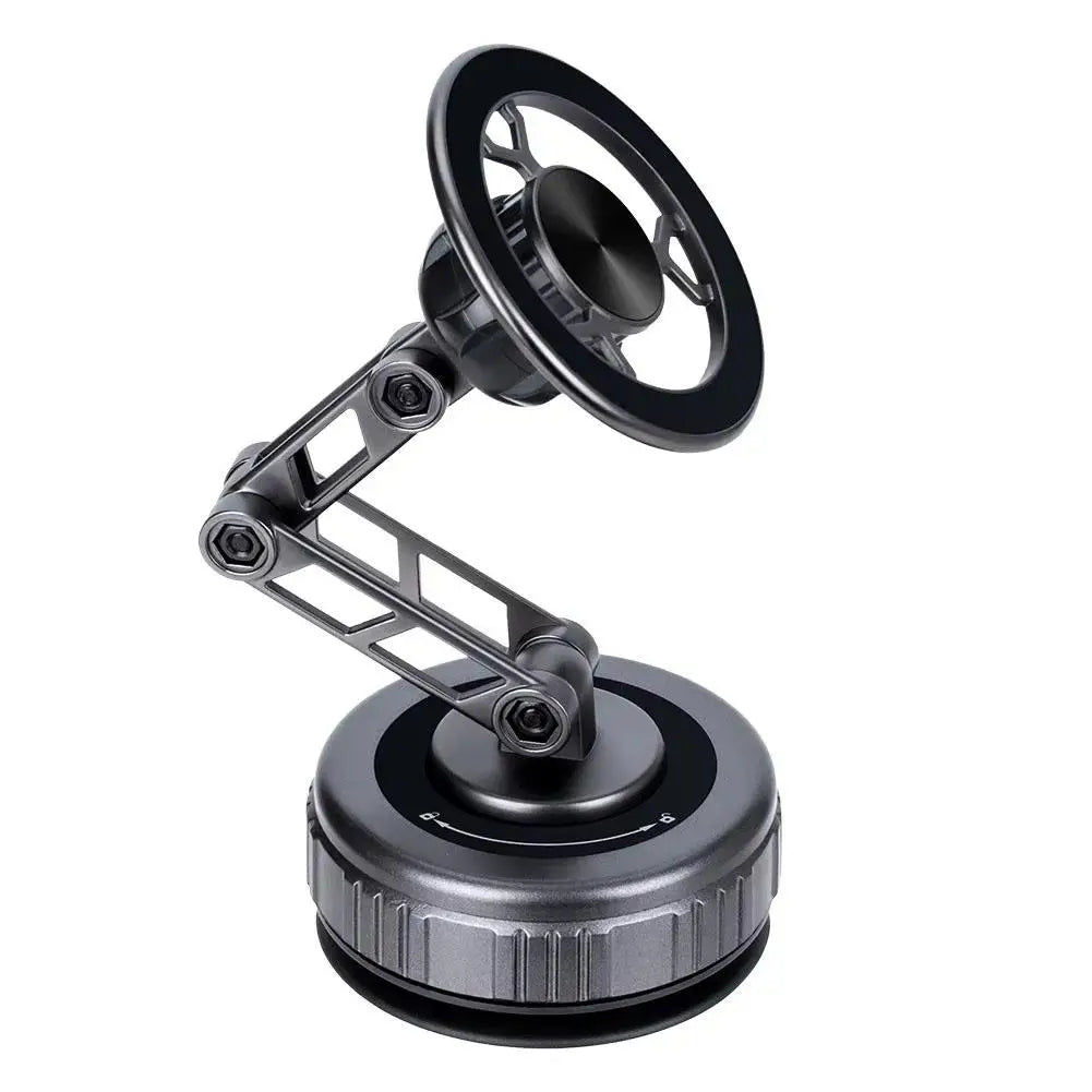 Car Phone Holder With Vacuum Magnetic Suction Cup Foldable