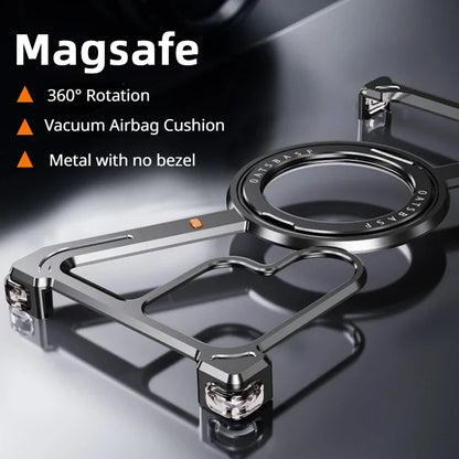 Oatsbasf Metal Magsafe Ultra Frame-Free Bumper Anti-Slip