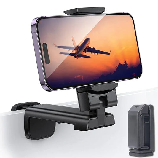 Airplane Phone Holder Clip Portable Travel Train Seat Phones Stand
