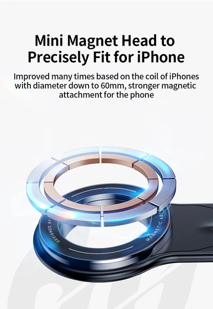 Magnetic Car Phone Holder Foldable Car Cell Phone Support Mount