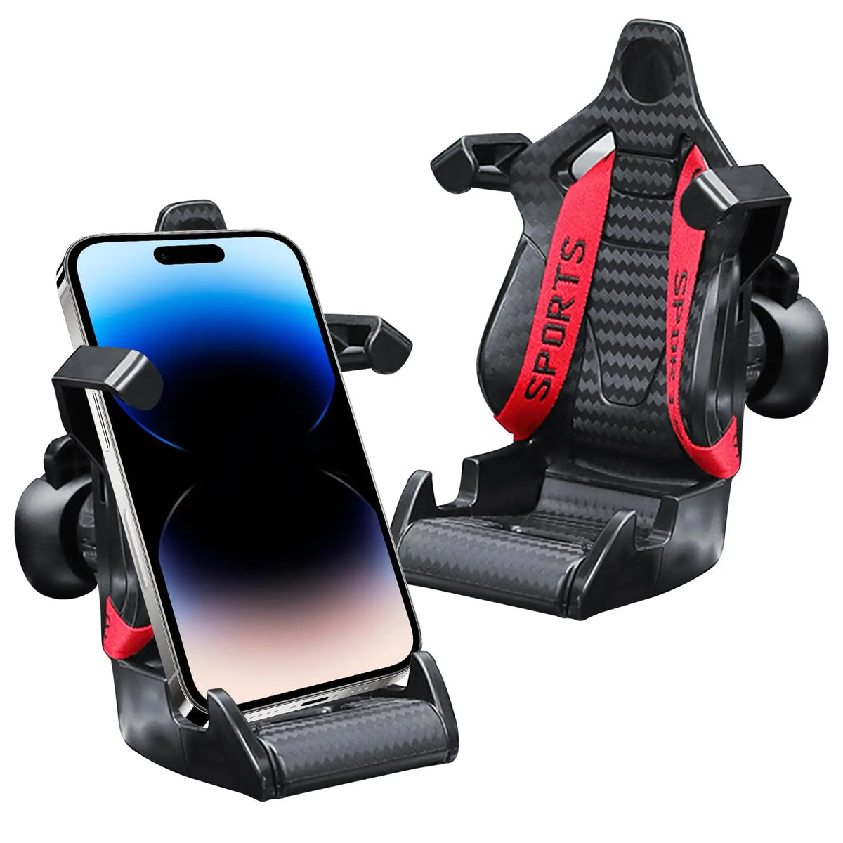 Racing seat design Car Phone Holder Mount Stand Suction Cup