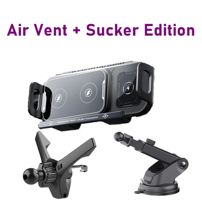 Universal Car Phone Wireless Charger Holder 360° Rotation Mount