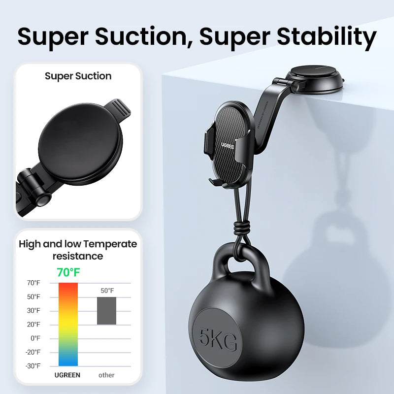 Car Phone Holder Stand Gravity Dashboard Phone Holder Universal