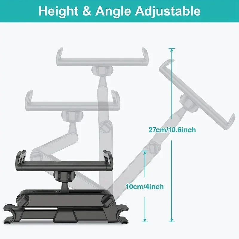 Car Tablet Holder Back Seat Headrest Mount Stand