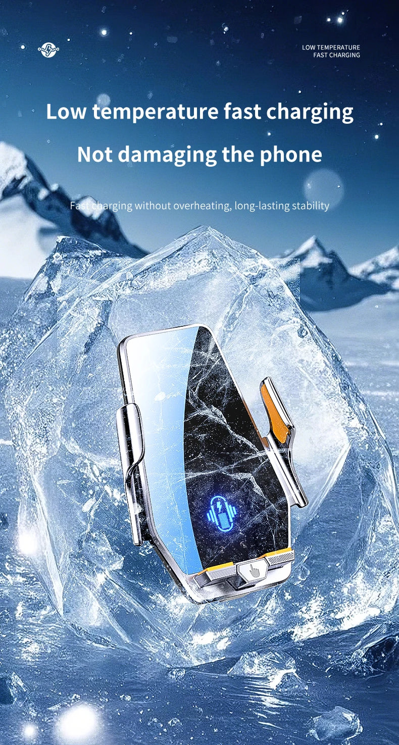 New Max 66W Magnetic Car Phone Holder 15W Wireless Charging