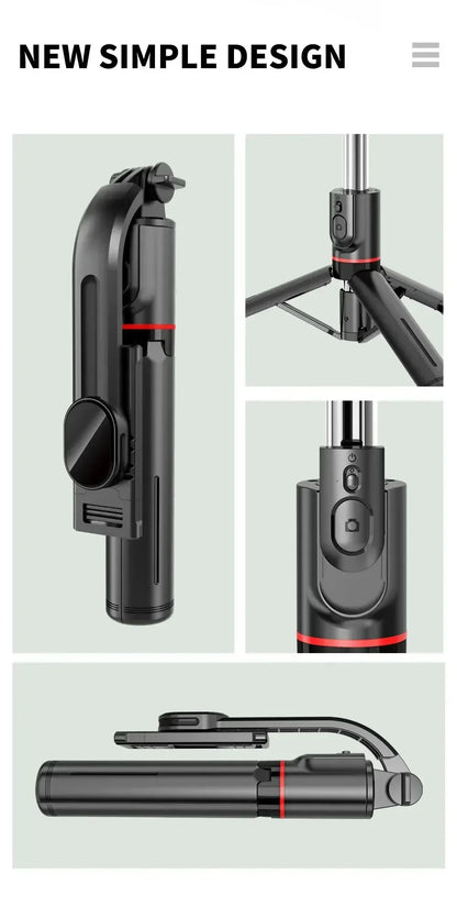 Wireless Selfie Stick for Smartphone 44 Inch Tripod