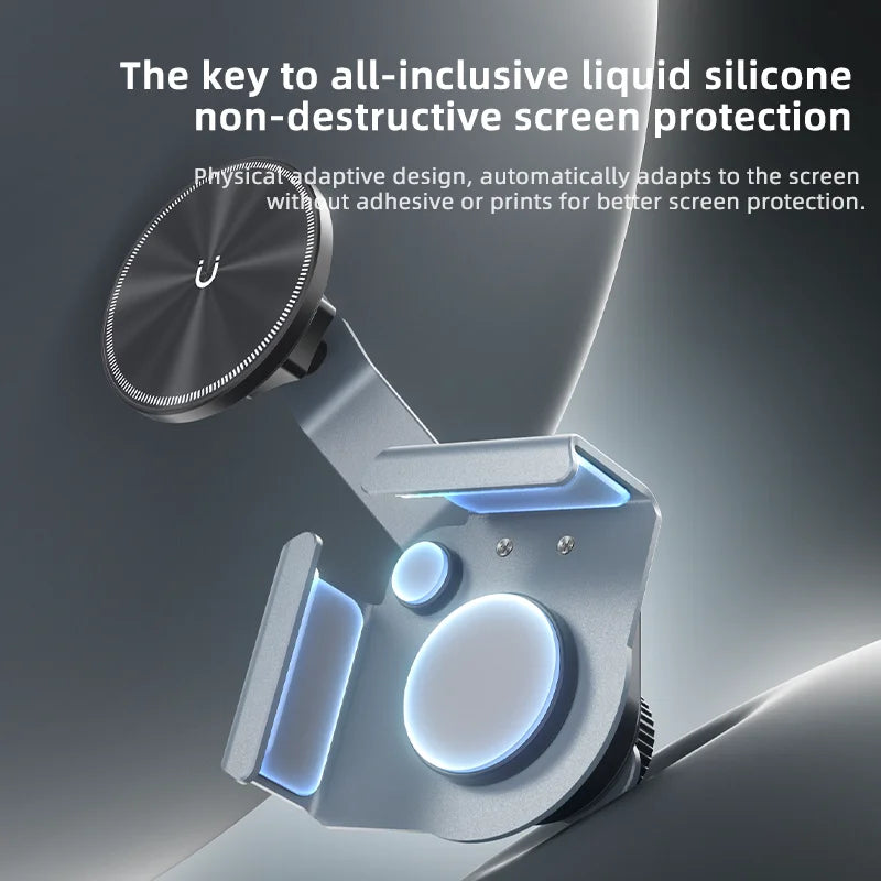 Car Phone Holder Screen Side Mount Adjustable Magnetic Support