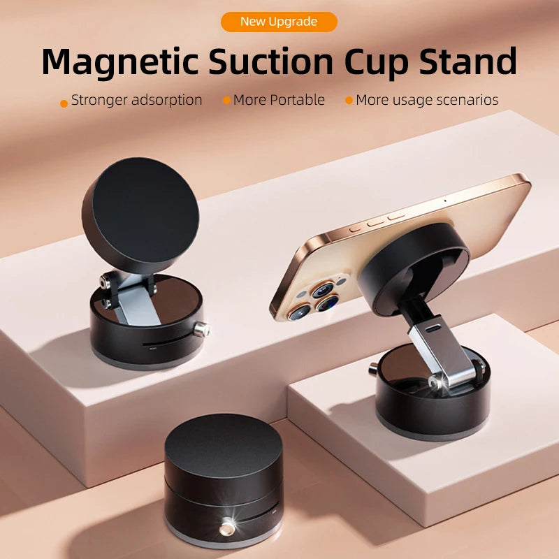 Universal Vacuum Magnetic Car Phone Holder Stand Dashboard