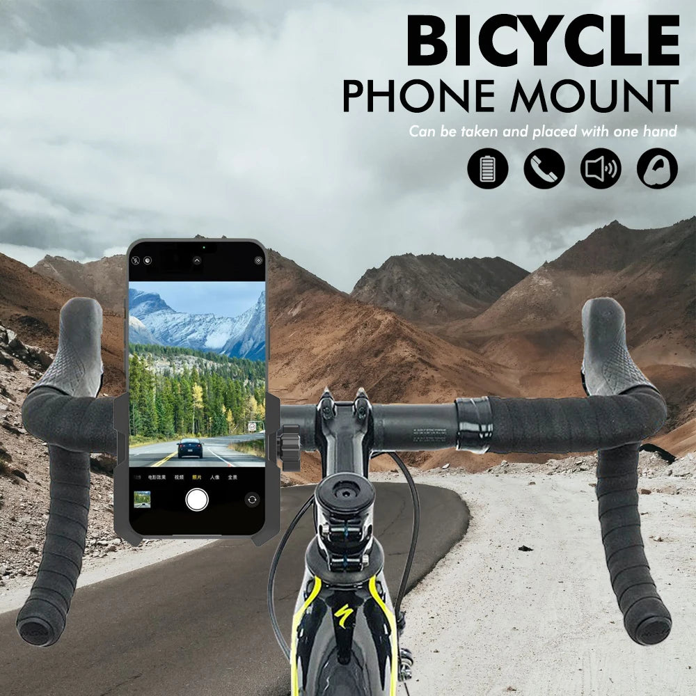 New Universal Cell Phone Clamp for Stroller Phone Holder Mount