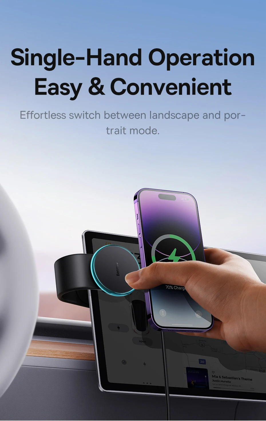 Baseus Magnetic Holder Car Phone Holder Stand Foldable Mount