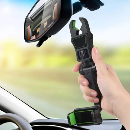 NewRearview Mirror Phone Holder For Car 360° Rotating Phone