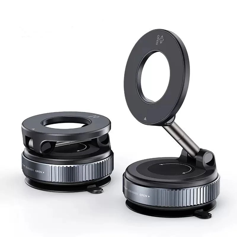 Vacuum Magnetic Car Phone Mount, 360° Rotatable