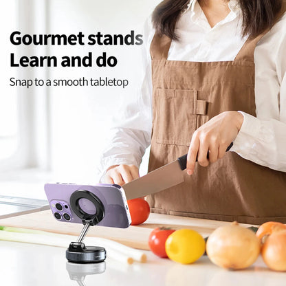 Car Phone Magnetic Stand Mechanical Vacuum Suction Cup