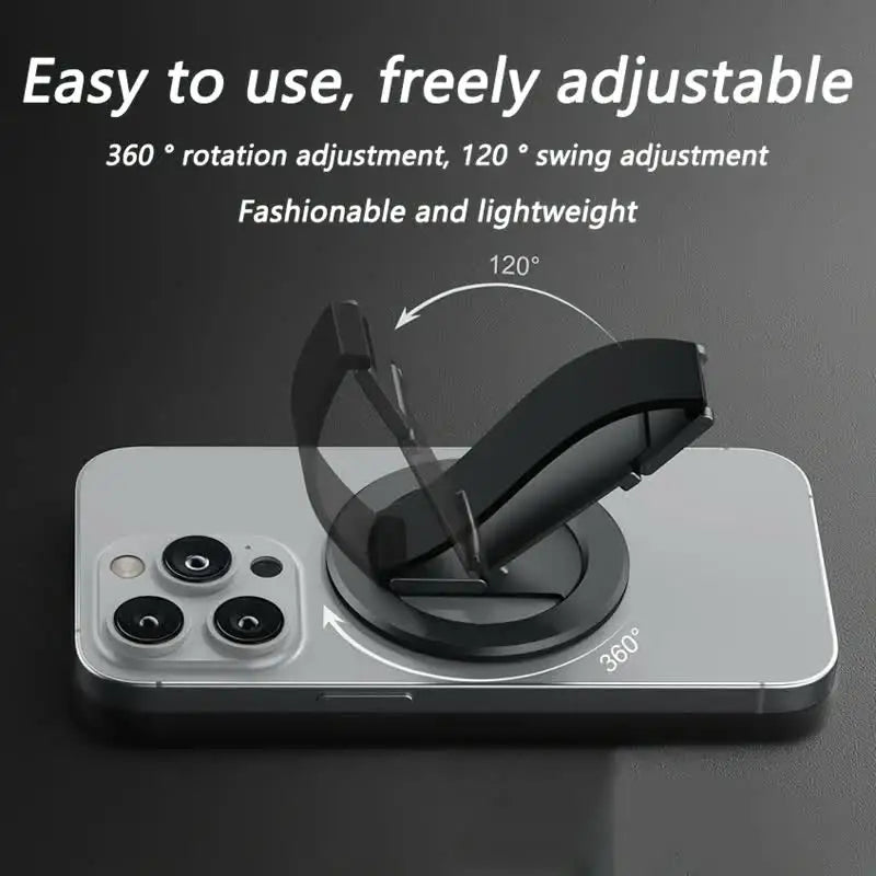 Innovative design aluminum alloy magnetic mobile phone ring holder