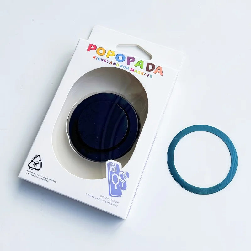 Magnetic Folding Mobile Phone Grip Holder Socket