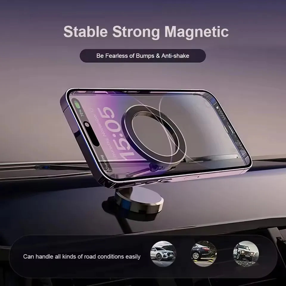 Magnetic Magsafe Car Phone Holder For Vehicles Mobile Support