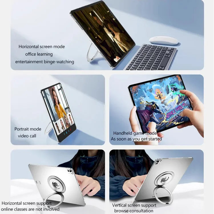 New Powerful Magnetic Tablet Holder Ring Grips Adjustable 360