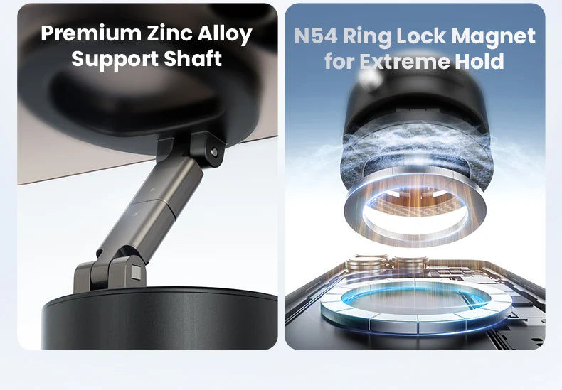 Vacuum Strong Magnetic Suction Foldable Phone Holder