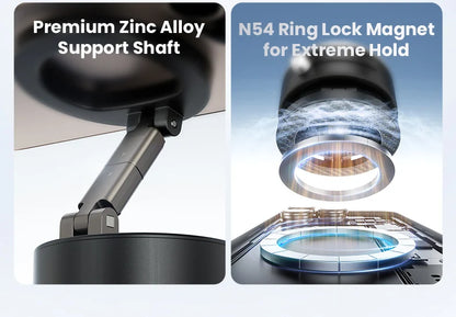 Vacuum Strong Magnetic Suction Foldable Phone Holder