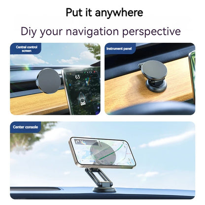 15W Metal Magnetic Car Phone Holder Wireless Charger