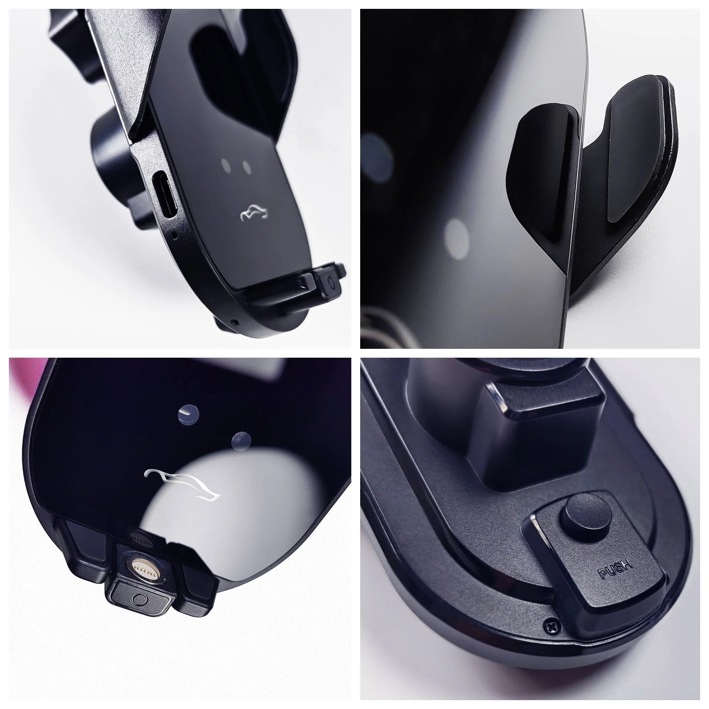 Car Phone Holder Wireless Charging Magnetic Phone Holder Car