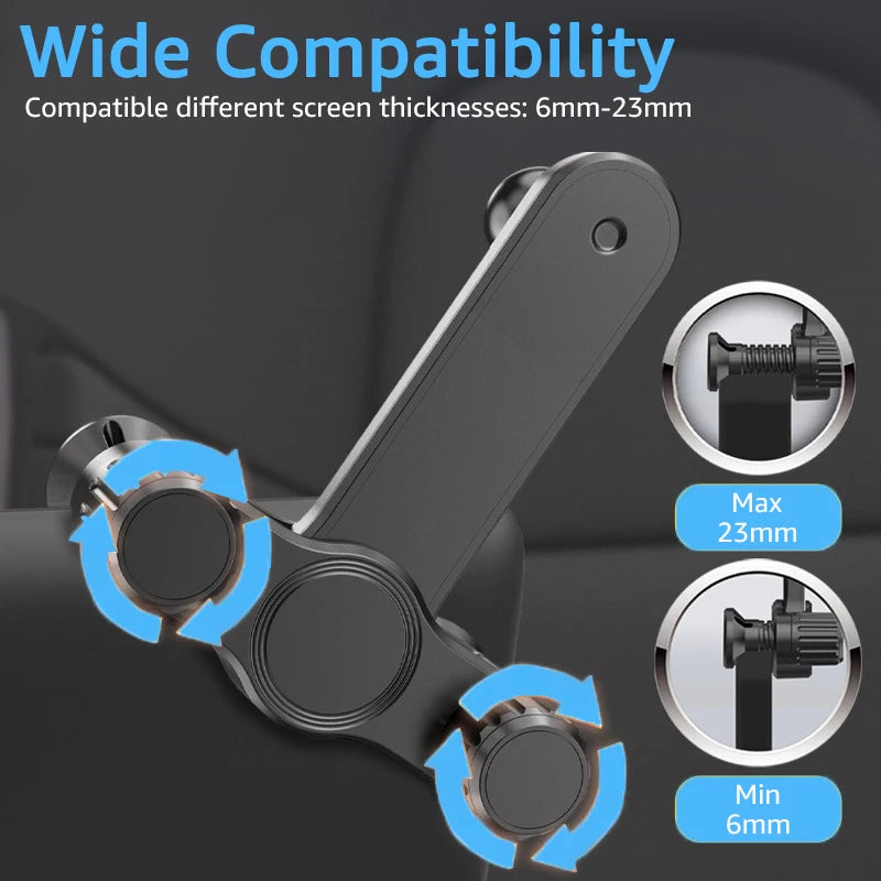 17mm Ball Head Car Screen Clip Phone Holder Base Car