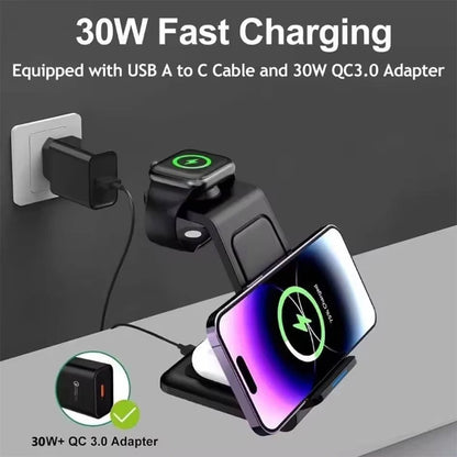 Universal 25W Fast Vertical Phone Stand Holder 3 in 1