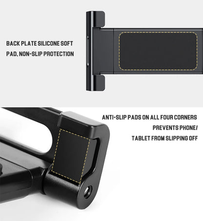 SEAMETAL Foldable Car Phone Holder Back Seat Tablet Mount