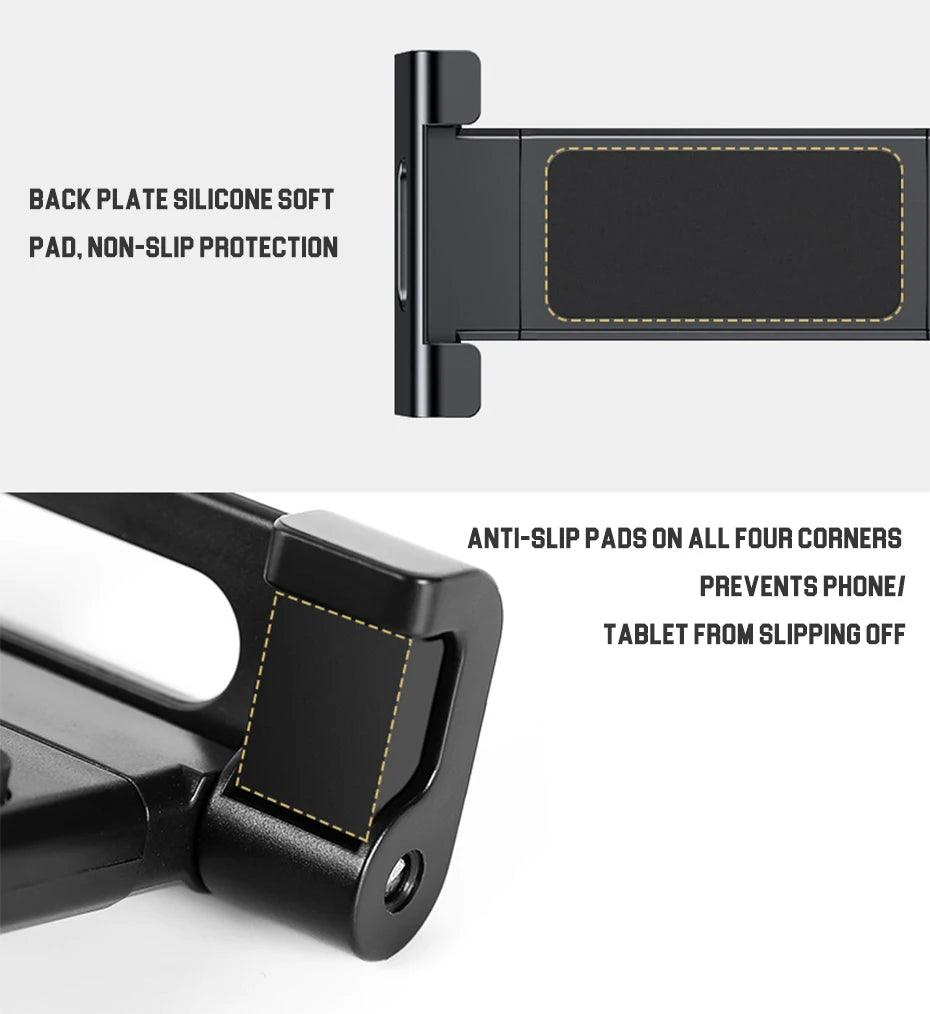 Car Headrest Tablet Holder Seat Back Phone Holder