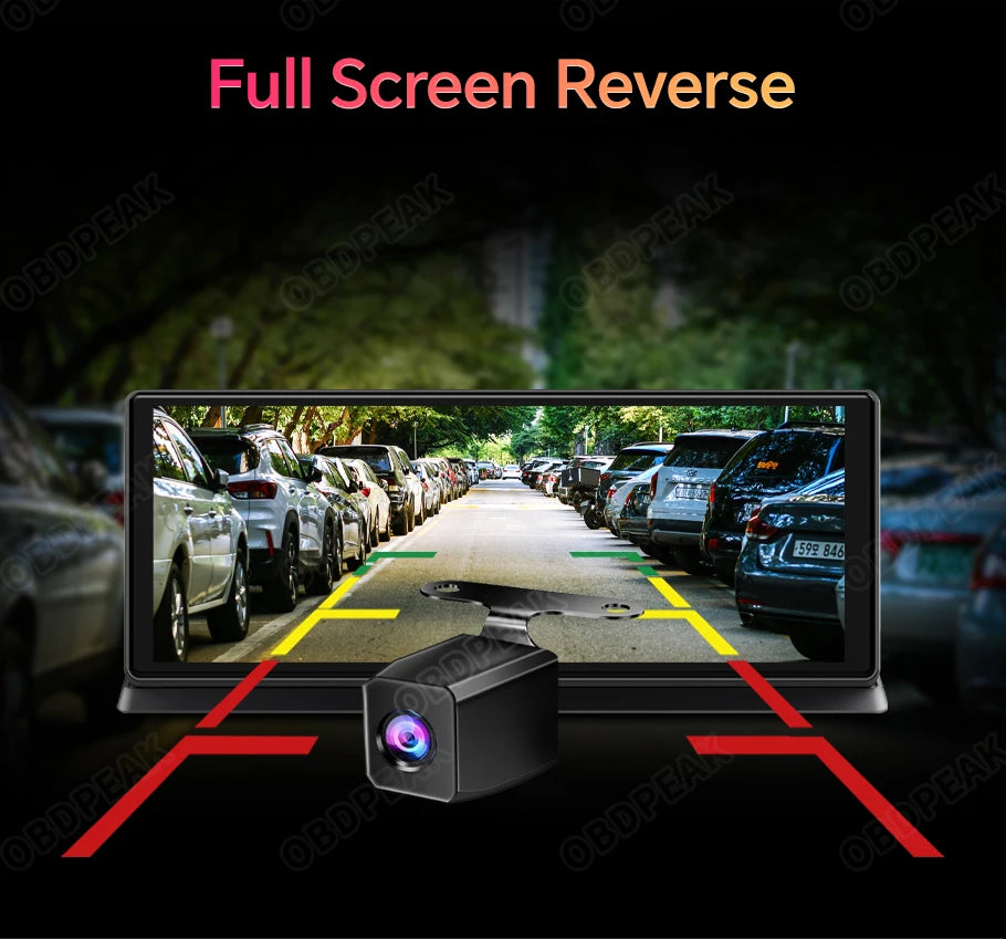 K2 Pro 11.3" Car DVR 4K Camera Wireless Car play Dash Cam