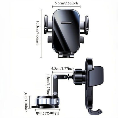 Lcars New Car Dashboard Phone Holder with Strong Vacuum Suction