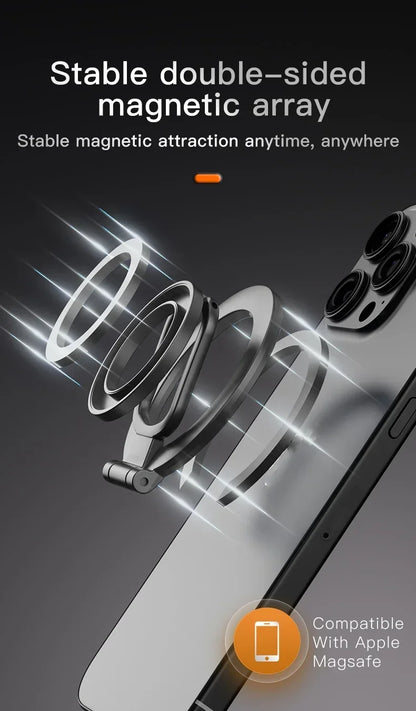 For MagSafe Double Sided Magnetic Phone Ring Holder