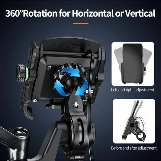 Motorcycle Mobile Phone Holder Stand Mount