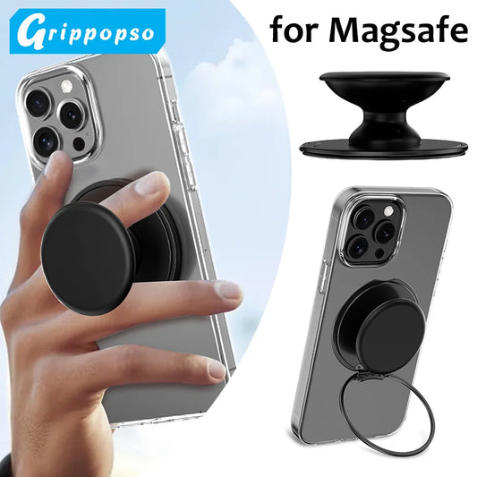 Grippopso Mobile Phone Finger Holder Socket Magnetic