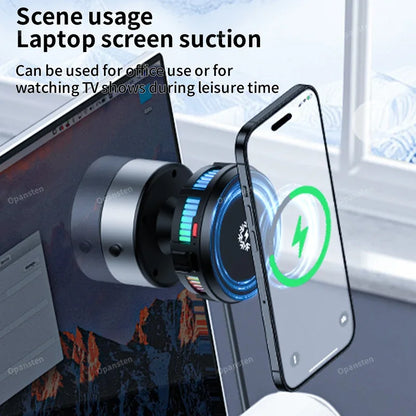 Cooling Car Magnetic Wireless Charger Vacuum Adsorption