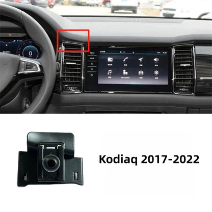For Skoda Interior Phone Holder Stand Base Mount Bracket