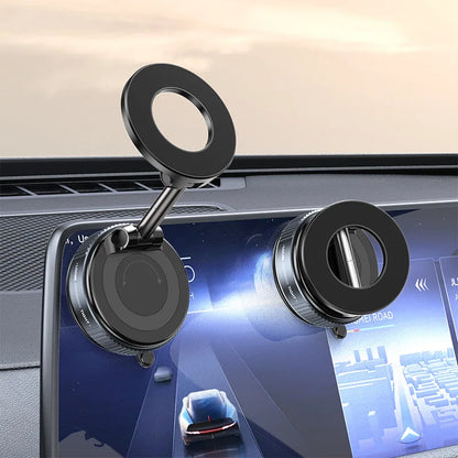 Foldable Magnetic Car Phone Holder Multi-directional Rotation Surface