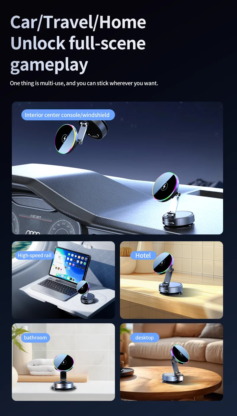Fashionable Design Car Magnetic Wireless Charging Stand