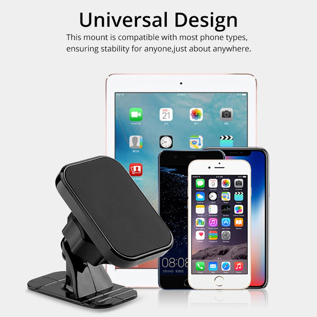 Magnetic Car Phone Holder Stand 360 Degree Mobile