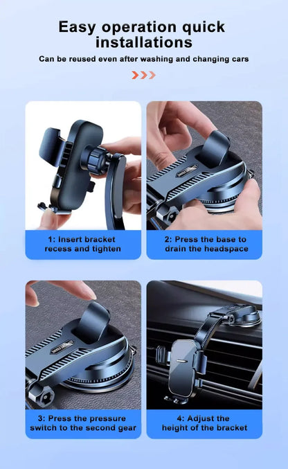 Sucker Car Phone Holder Mount Stand Suction Cup Smartphone