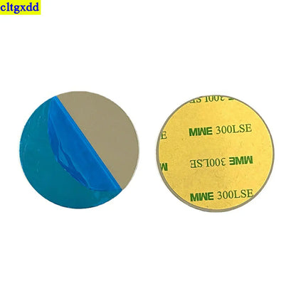 Circular square car phone magnetic metal plate universal patch bracket