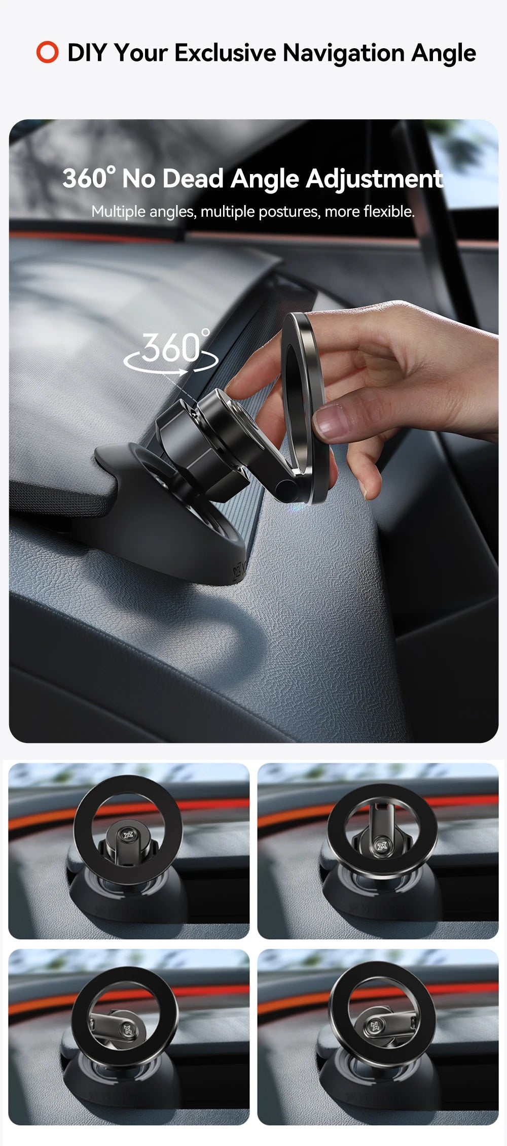 YZ For Tesla Model 3 Y Highland Juniper Car Magnetic Phone Holder