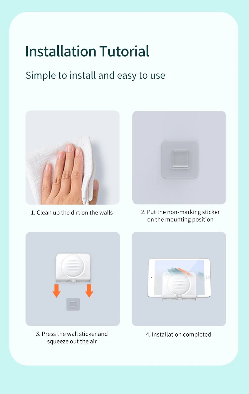 Wall-mounted Phone Stand  Lazy Person's Phone Stand