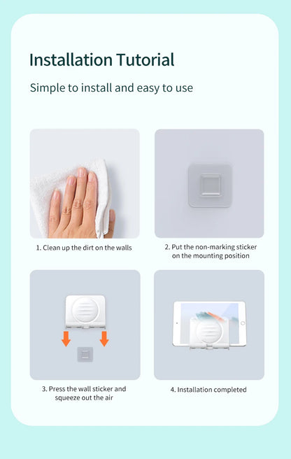 Wall-mounted Phone Stand  Lazy Person's Phone Stand