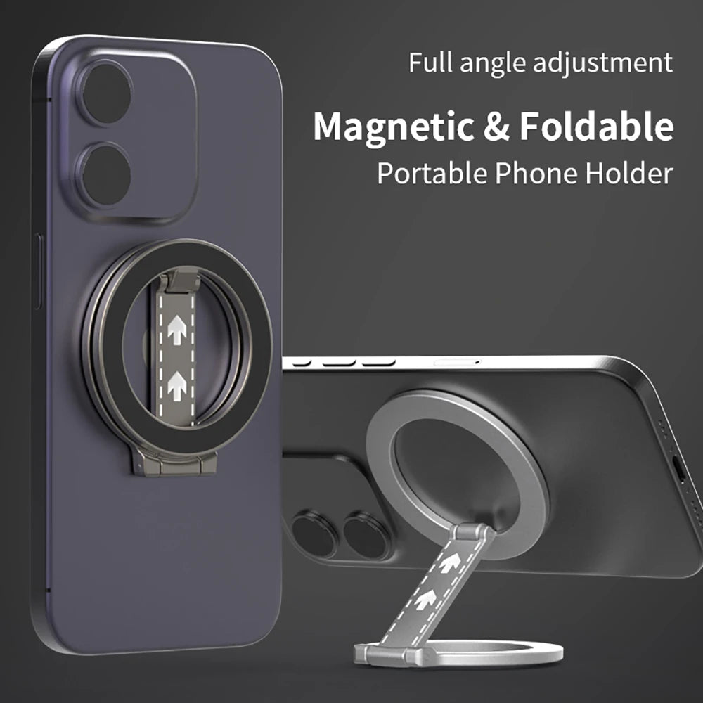 Double-Sided Magnetic Attraction Cell Phone Circular Holder