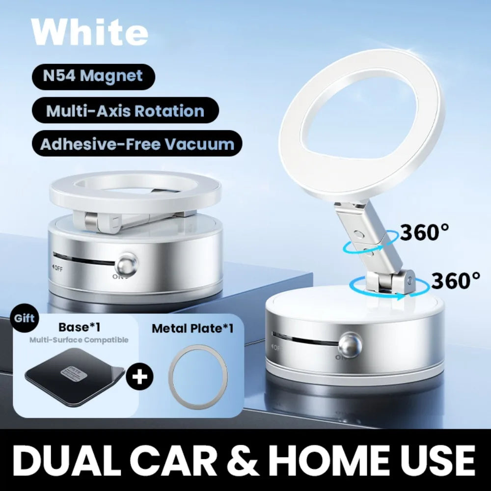 High Quality Vacuum Suction Magnetic Phone Holder Folding