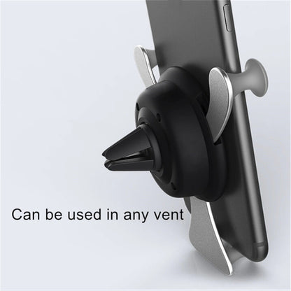 Gravity Car Phone Holder Air Vent Clip Smile Face Mount