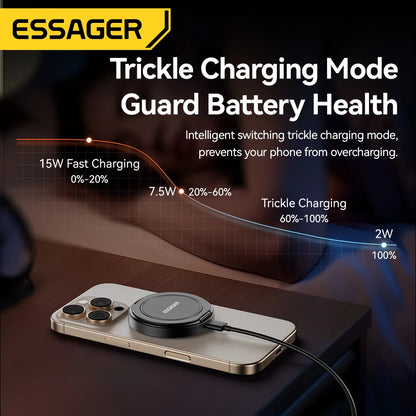 Magnetic 15W Wireless Charger Fast Charging Pad Stand