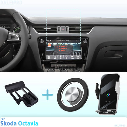 Phone Holder Car Magnetic Phone Mount Smart Sensing Wireless Charging